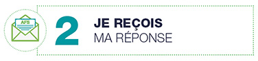 2 Je reçois ma réponse