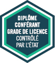 Label diplôme conférant grade de licence contrôlé par l'Etat
