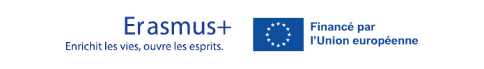 logo Erasmus + Enrichit les vies, ouvre les esprits, financé par l'Union européenne