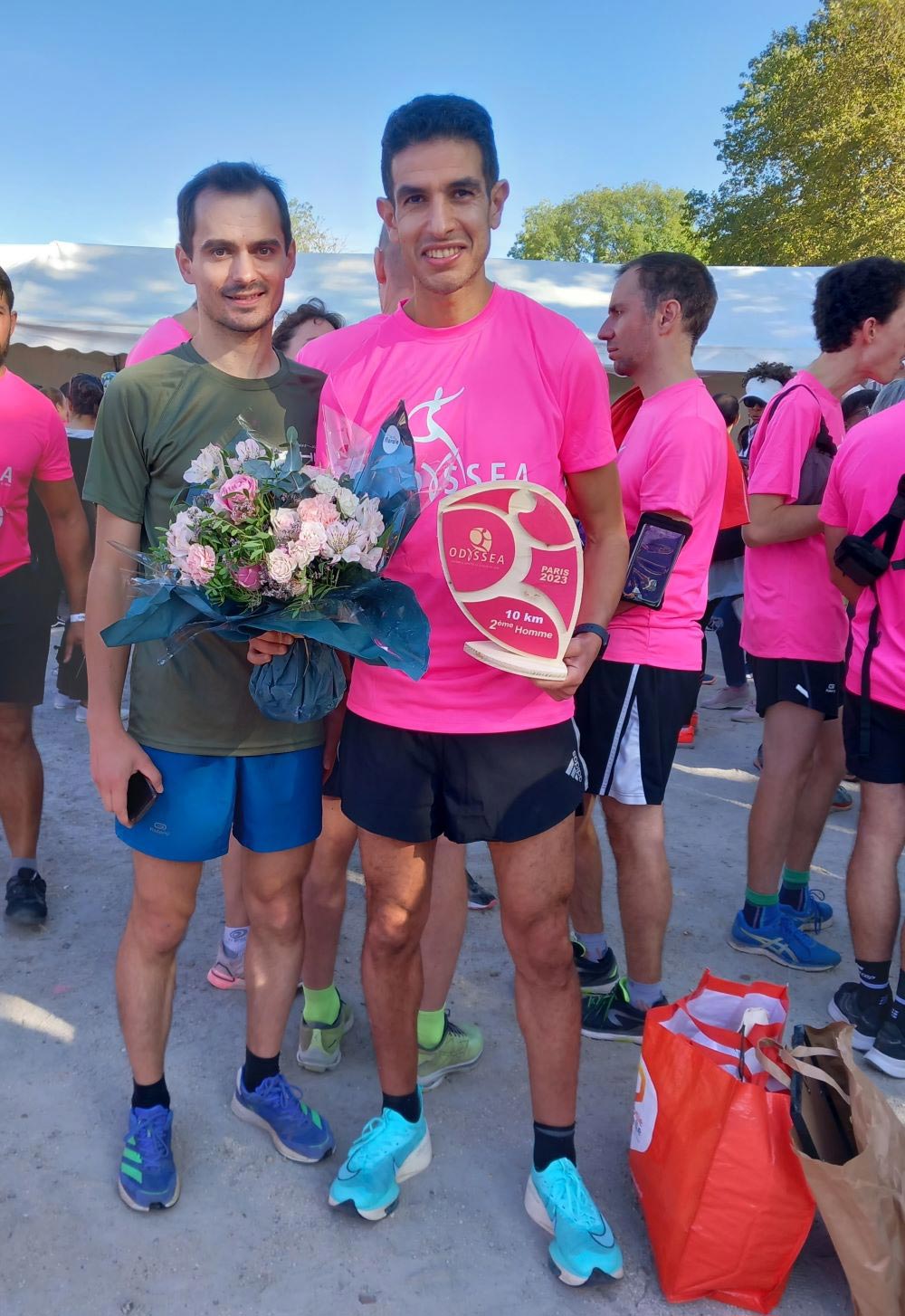 Karim Zebachi et Simon Marmion à la course Odysséa 2023